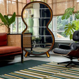Elitise roheline õue ja toa vaip triipudega - Smartex disain kardinasalong